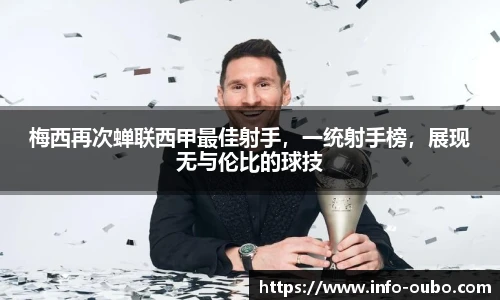 梅西再次蝉联西甲最佳射手，一统射手榜，展现无与伦比的球技
